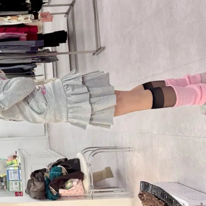 [BUNJANG] Tralalala Girly Style Zip-up Dress / 트랄라라 갸루깔 집업 원피스