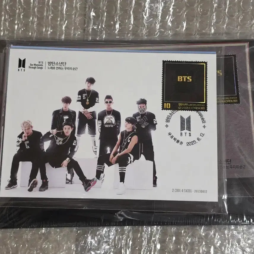 [SOLD OUT] (미개봉) bts 10주년 기념 우표 full set