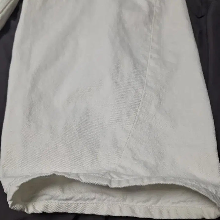 [BUNJANG] NOWN Wide Curved Denim Pants White Size 1 / 노운 와이드 커브드 데님팬츠 화이트 1사이즈