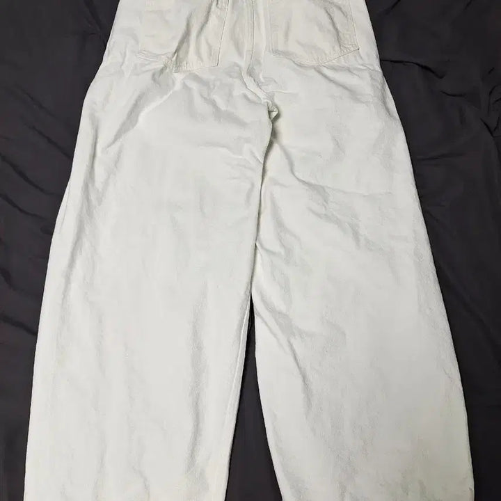 [BUNJANG] NOWN Wide Curved Denim Pants White Size 1 / 노운 와이드 커브드 데님팬츠 화이트 1사이즈