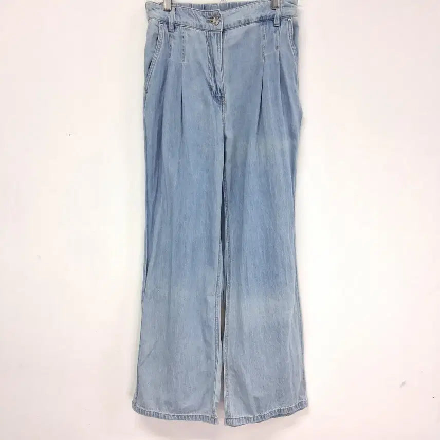 [BUNJANG] AtG Wide Denim Pants / The AtG 연청 와이드 데님 팬츠 55  봄 여름 착용