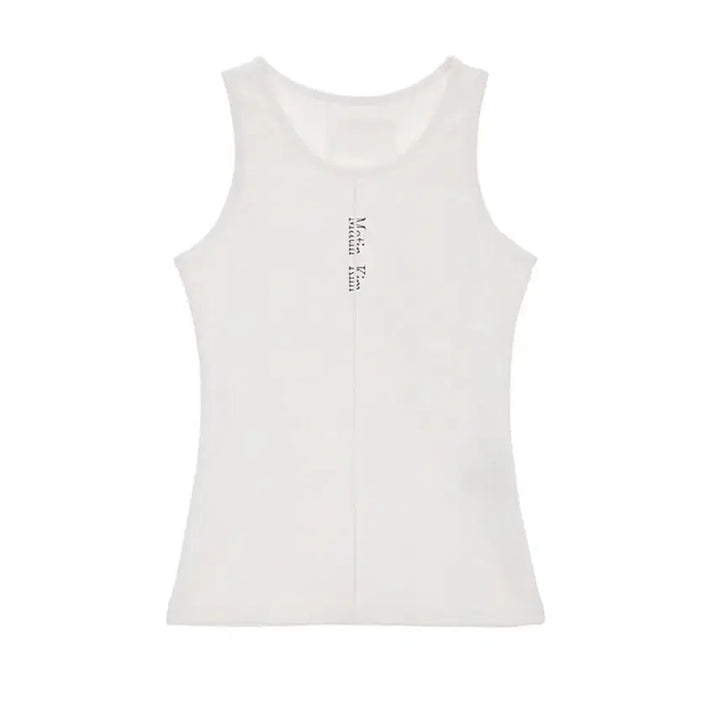[BUNJANG] Matinkim Sleeveless Top / 마뗑킴 핀턱 슬리브리스(화이트)