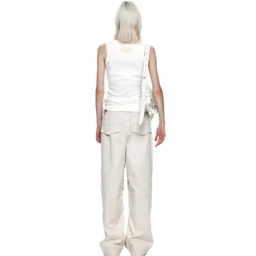 [BUNJANG] Matinkim Sleeveless Top / 마뗑킴 핀턱 슬리브리스(화이트)