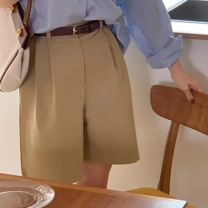 [BUNJANG] Andmore Deep Page Bermuda Shorts / 앤드모어 딥페이지 버뮤다반바지