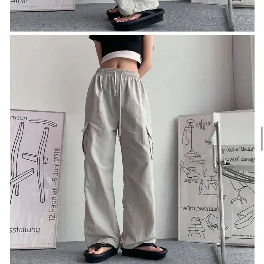 [SOLD OUT] 프리플랜 카고 쿨링팬츠
