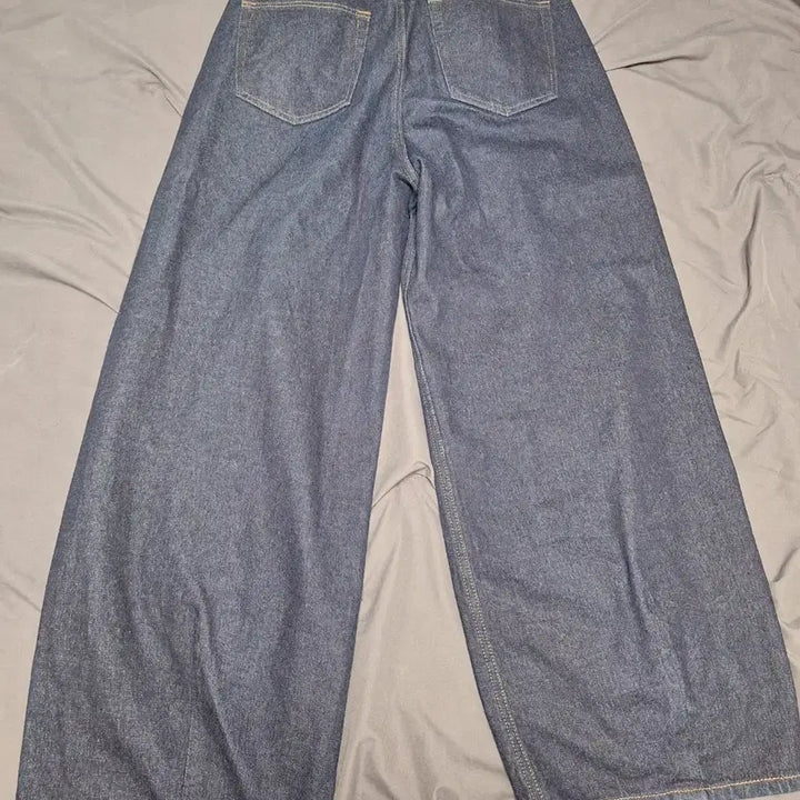 [BUNJANG] Musinsa Standard Balloon Denim Pants [Deep Indigo] 34 / 무탠다드 벌룬 데님 팬츠 [딥 인디고] 34