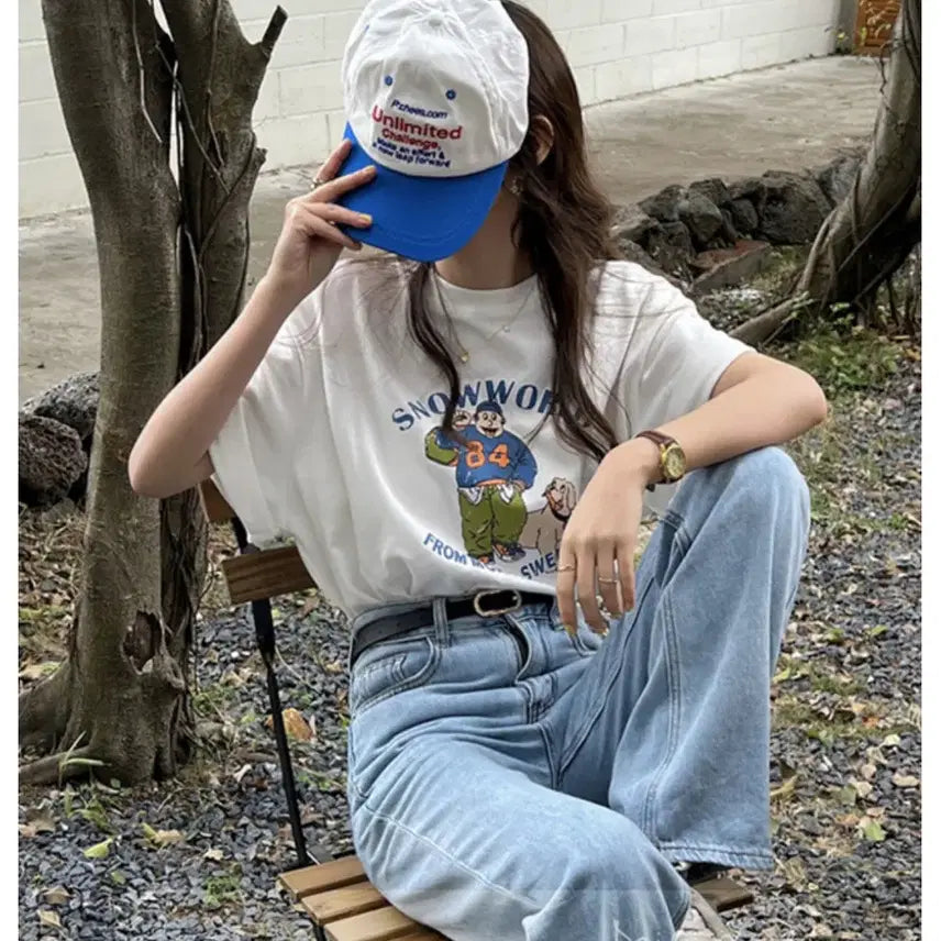[BUNJANG] White T-shirt / 흰티