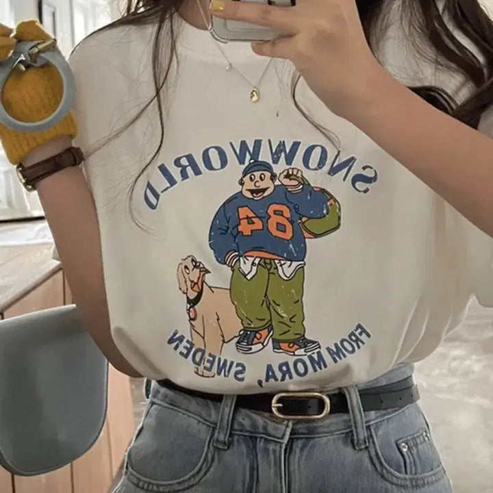 [BUNJANG] White T-shirt / 흰티