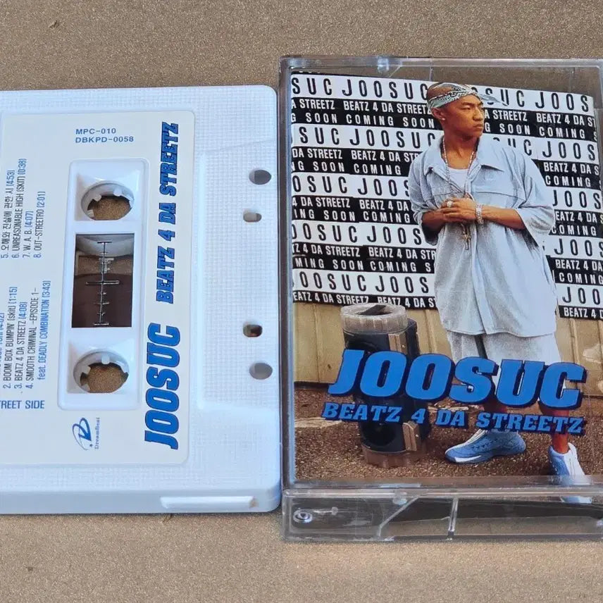 [BUNJANG] Joosuc Beatz 4 Da Streetz Cassette Tape / 주석(Joosuc) 1집 Beatz 4 Da Streetz 카세트 테이프