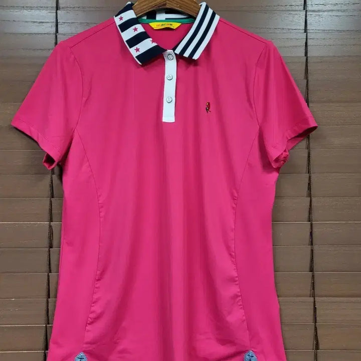 [SOLD OUT] macaw 마카우 핑크 반팔 카라티