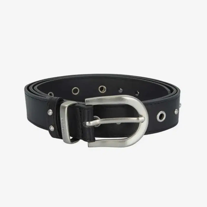 [SOLD OUT] 애즈온 트윈즈 아일렛 벨트 TWINS EYELET BELT / BLACK