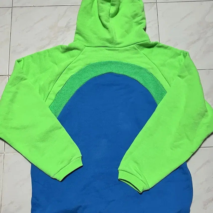 [BUNJANG] ERL Rainbow Drawstring Hoodie / ERL 이알엘 레인보우 드로스트링 후드