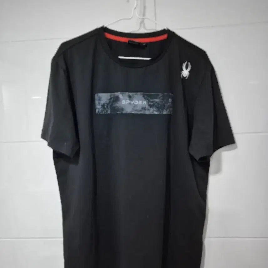 [BUNJANG] Spyder Black Short Sleeve T-shirt XL / Spyder 스파이더 검정 반팔 티셔츠xL