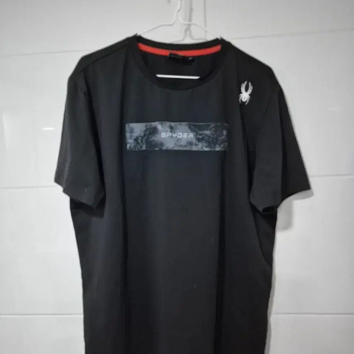 [BUNJANG] Spyder Black Short Sleeve T-shirt XL / Spyder 스파이더 검정 반팔 티셔츠xL