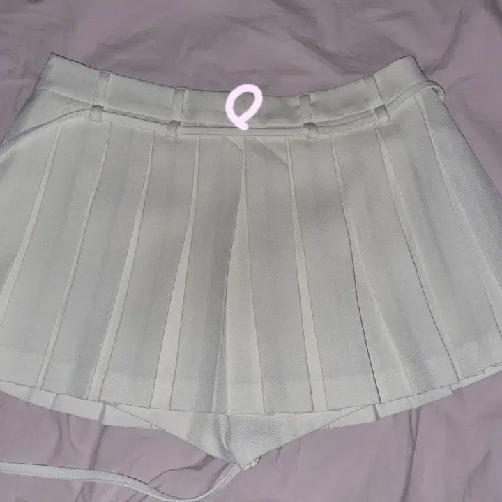 [BUNJANG] 3times Cheery Skirt White S / 쓰리타임즈 치어리 스커트 화이트 s