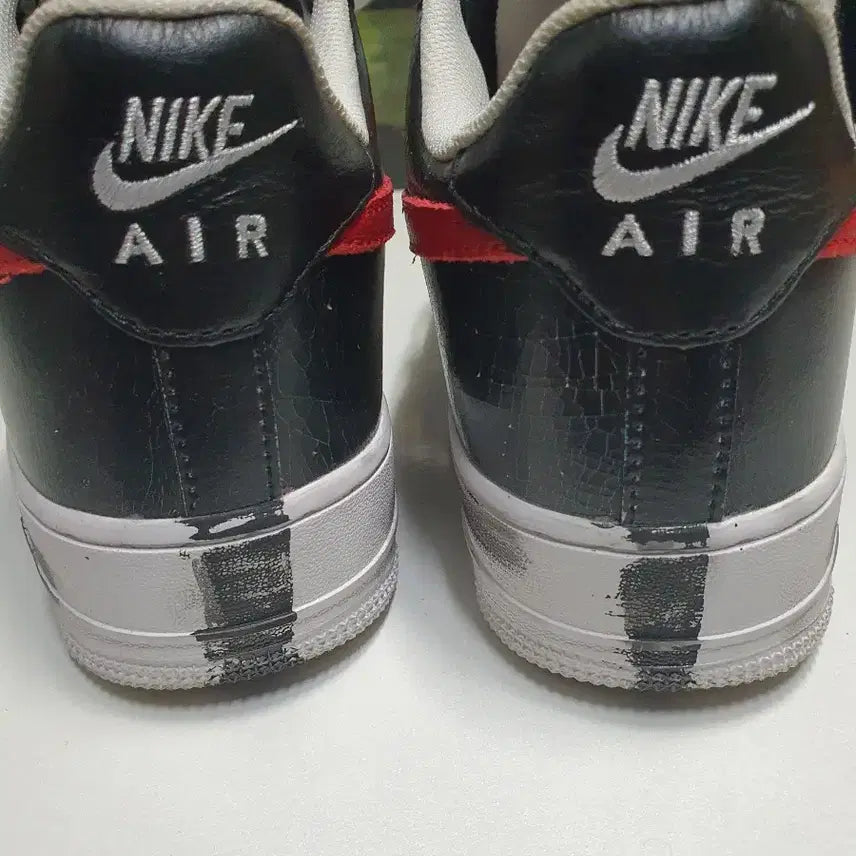 [BUNJANG] PEACEMINUSONE x Nike Air Force 1 Red Custom Sneakers / 피스마이너스원 레드 에어포스 270
