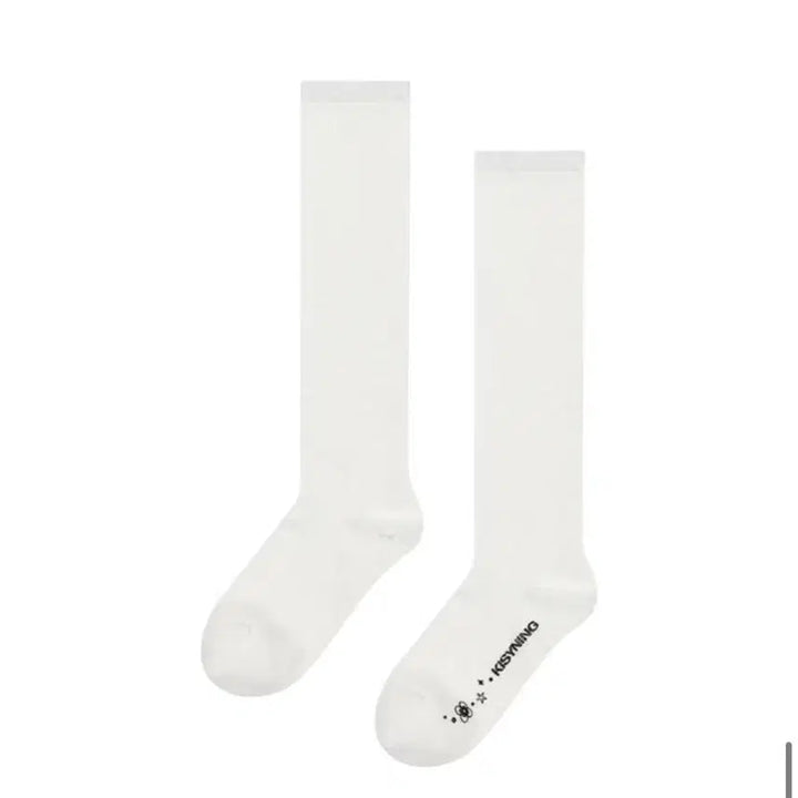 [BUNJANG] KISYNING White Socks / KISYNING 키시닝 화이트 니삭스