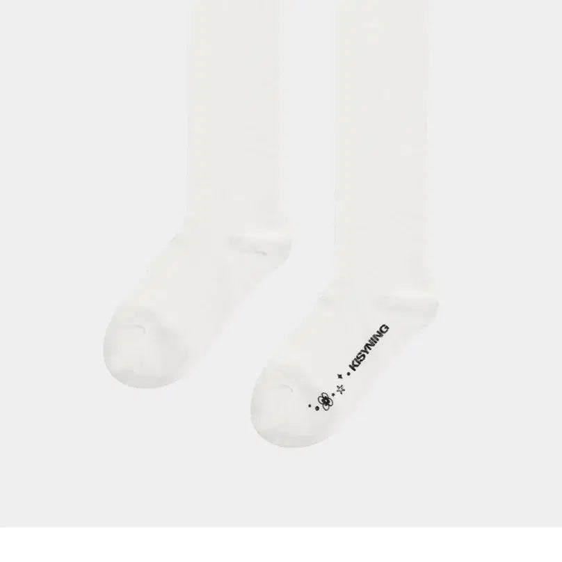 [BUNJANG] KISYNING White Socks / KISYNING 키시닝 화이트 니삭스
