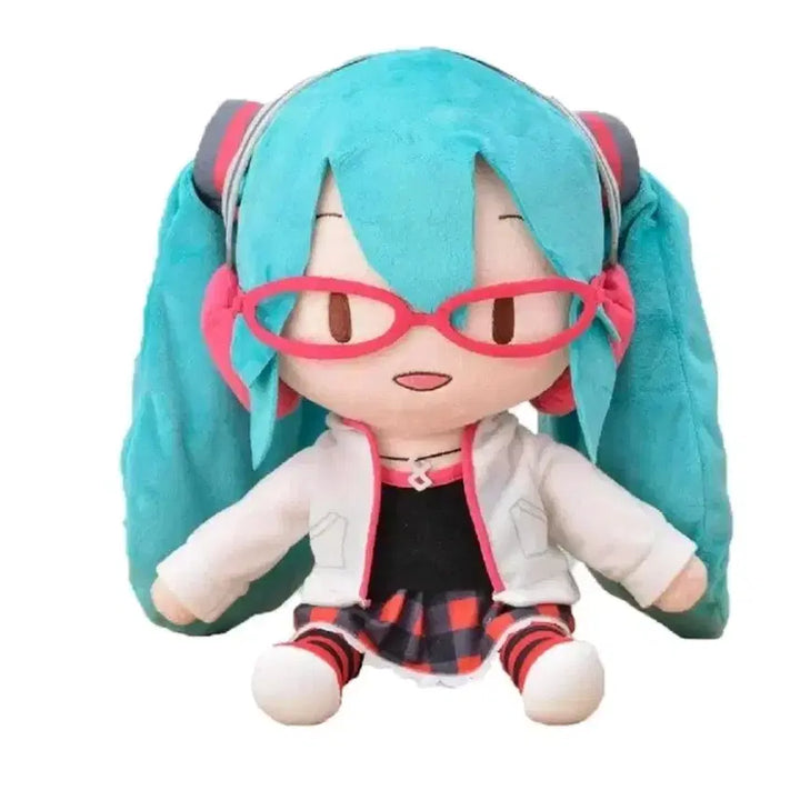 [BUNJANG] Hatsune Miku Project DIVA Natural Project Diva Big Plush Doll / 하츠네미쿠 프디바 내추럴프로젝트 디바 안경 빅 누이구루미 인형