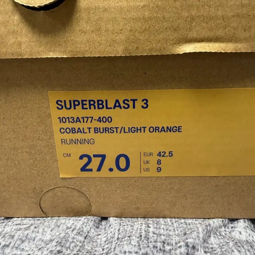 [SOLD OUT] [270] 아식스 슈퍼블라스트 3 코발트 버스트 라이트 오렌지