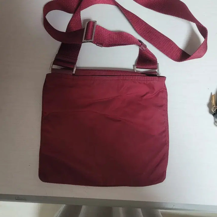 [BUNJANG] Prada Pocono Crossbody Bag Burgundy / 프라다 포코노 크로스백 버건디