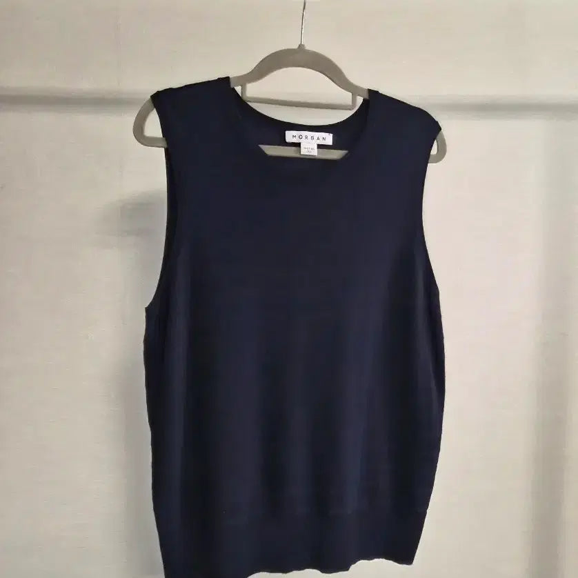 [BUNJANG] MORGAN Summer Knit Vest Navy / 미착용 77) 모르간 여름 니트 조끼겸 나시 네이비