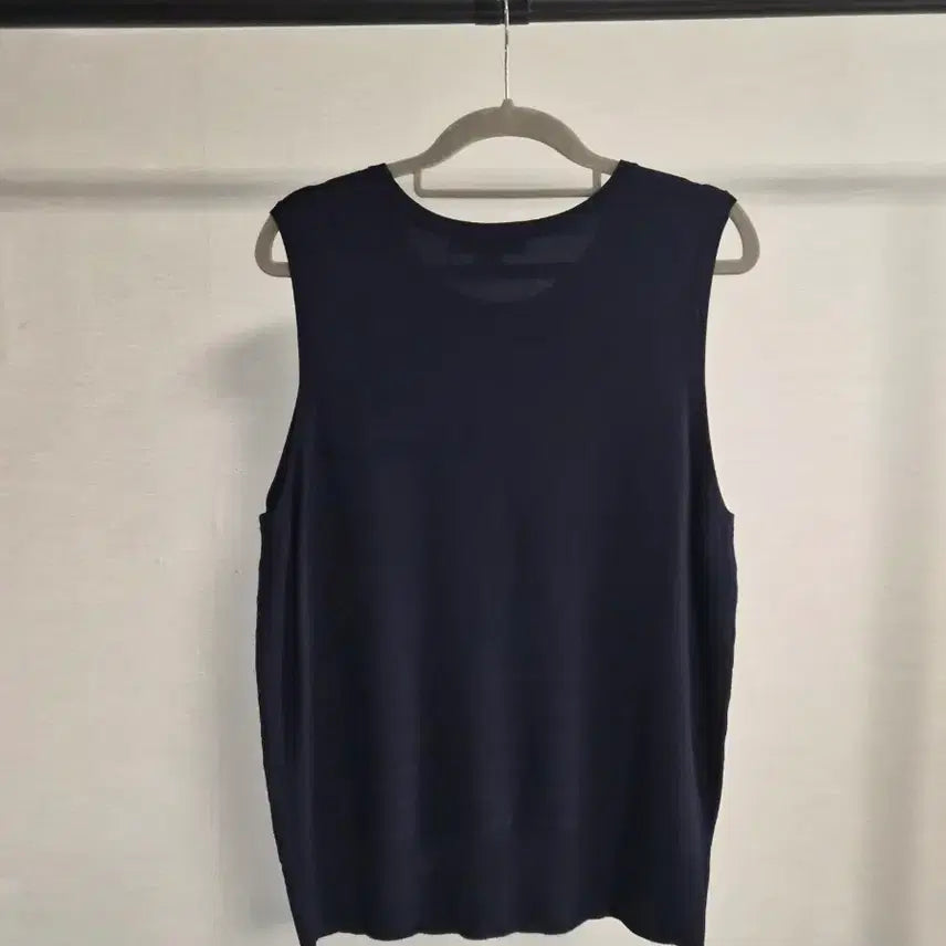 [BUNJANG] MORGAN Summer Knit Vest Navy / 미착용 77) 모르간 여름 니트 조끼겸 나시 네이비
