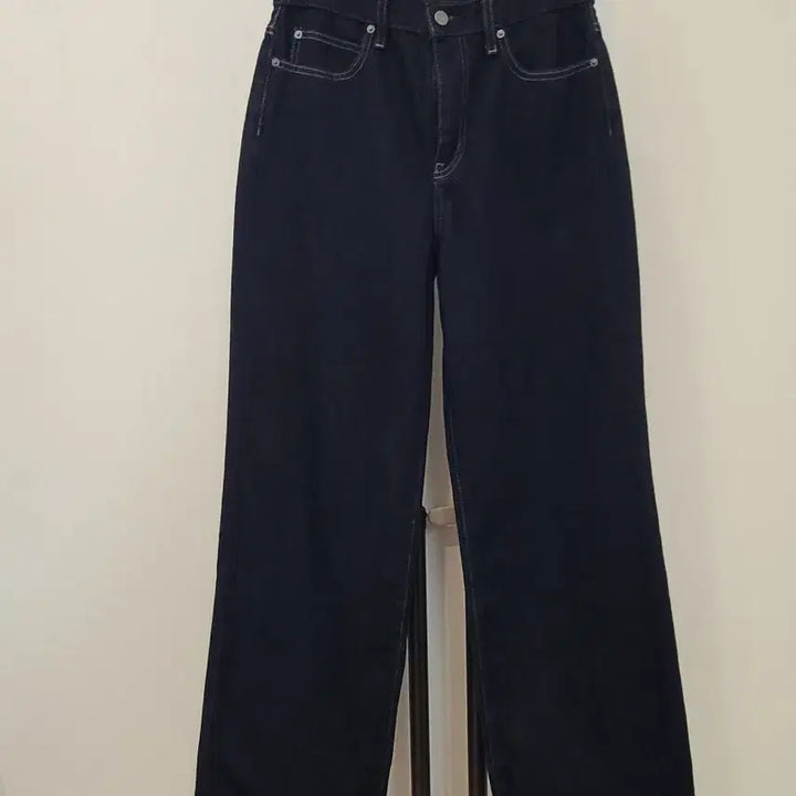 [BUNJANG] Uniqlo Denim Wide Pants / 유니클로 진청 일자 데님 와이드 팬츠 26~27사이즈
