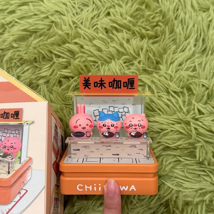 [SOLD OUT] [미개봉] 먼작귀 치이카와 하치와레 우사기 매운카레 도장 스탬프 판매