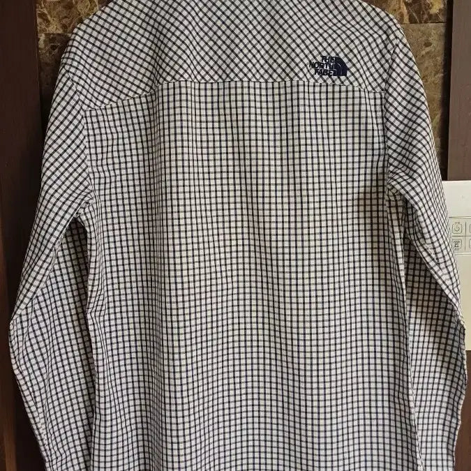 [SOLD OUT] 노스페이스 남방 체크무늬 100사이즈