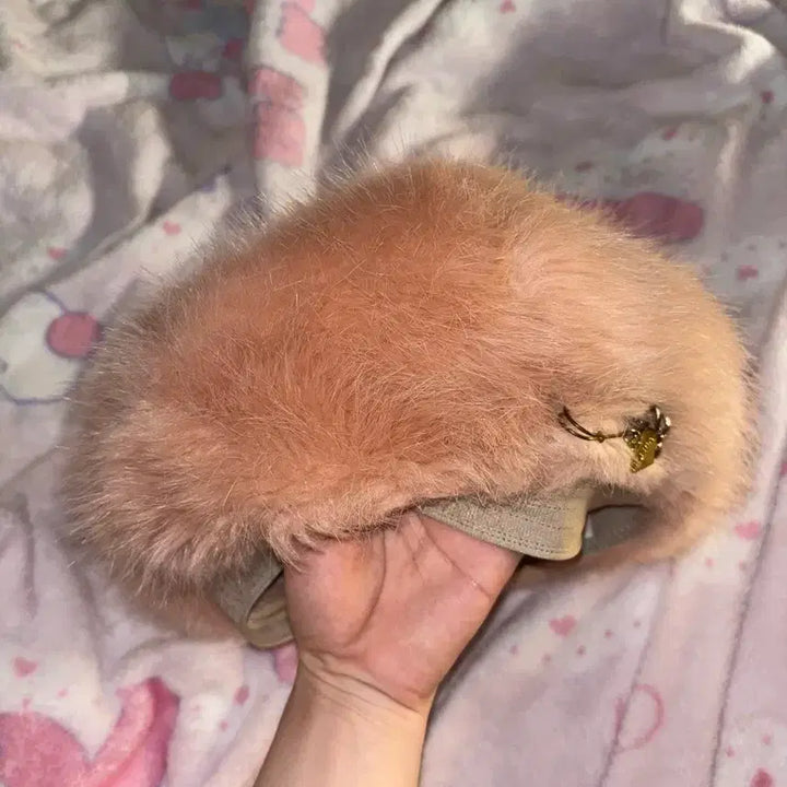 [BUNJANG] Liz Lisa Fur Hat / 리즈리사 정품 모자 퍼모자