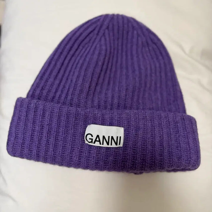 [BUNJANG] GANNI Purple Beanie / 가니 GANNI 퍼플 비니