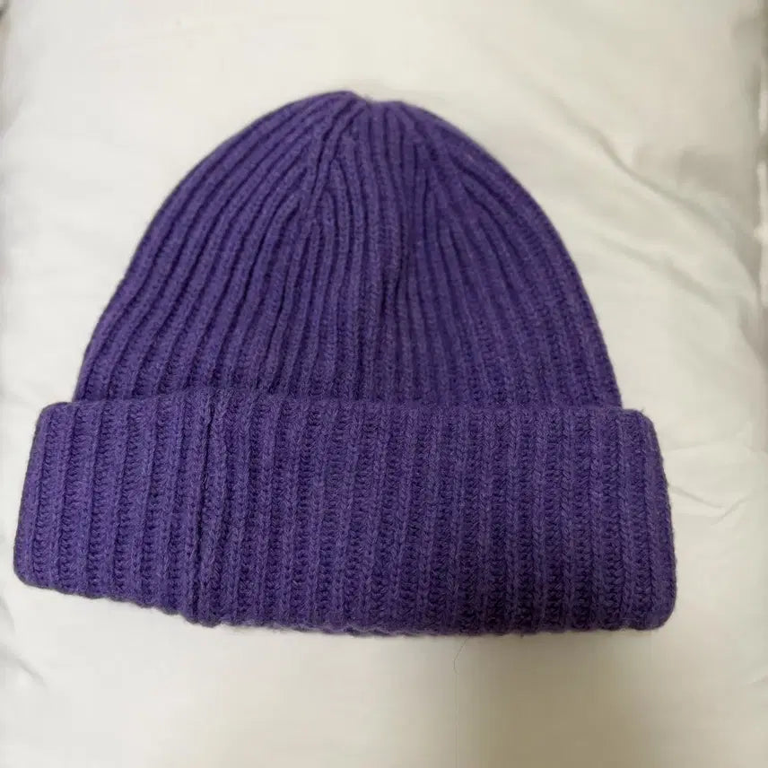 [BUNJANG] GANNI Purple Beanie / 가니 GANNI 퍼플 비니