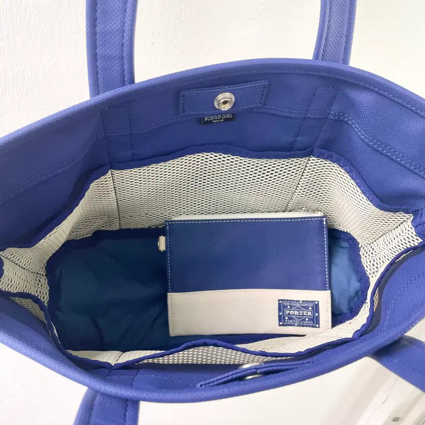 [BUNJANG] PORTER BOYFRIEND Tote Bag S + Pouch Set / 포터 보이프렌드 토트백 S + 파우치 세트 PORTER