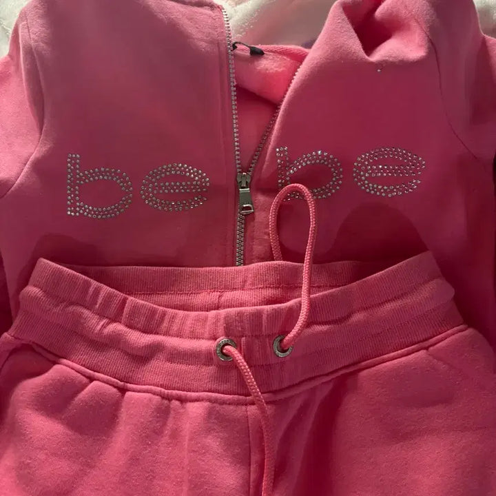 [BUNJANG] Galu Bebe XS Training Suit Set / 갸루 bebe 정품 새컨디션 xs 트레이닝복 세트