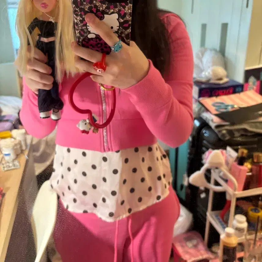 [BUNJANG] Galu Bebe XS Training Suit Set / 갸루 bebe 정품 새컨디션 xs 트레이닝복 세트