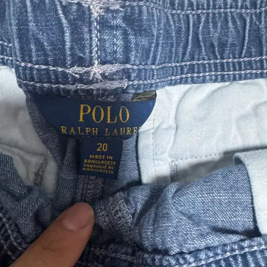 [SOLD OUT] 폴로 데님 프랩스터 (xl 20) 사이즈 qr 팔아요