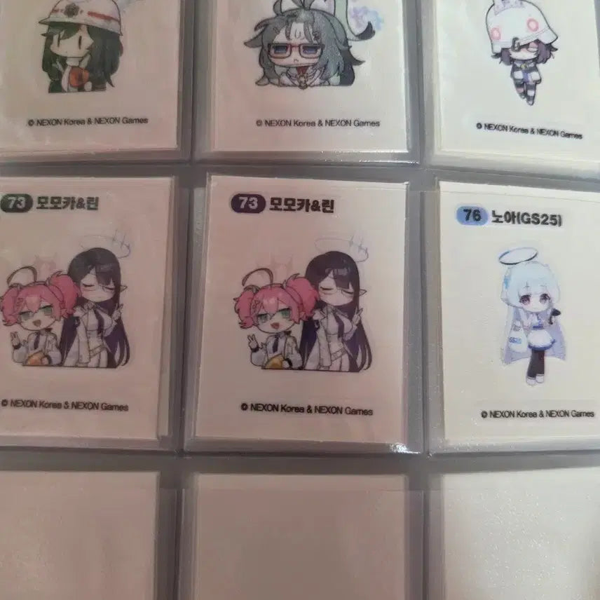 [BUNJANG] Blue Archive Sticker 15-Piece Bundle Set / 무료배송] 블아 띠부씰 15장 일괄