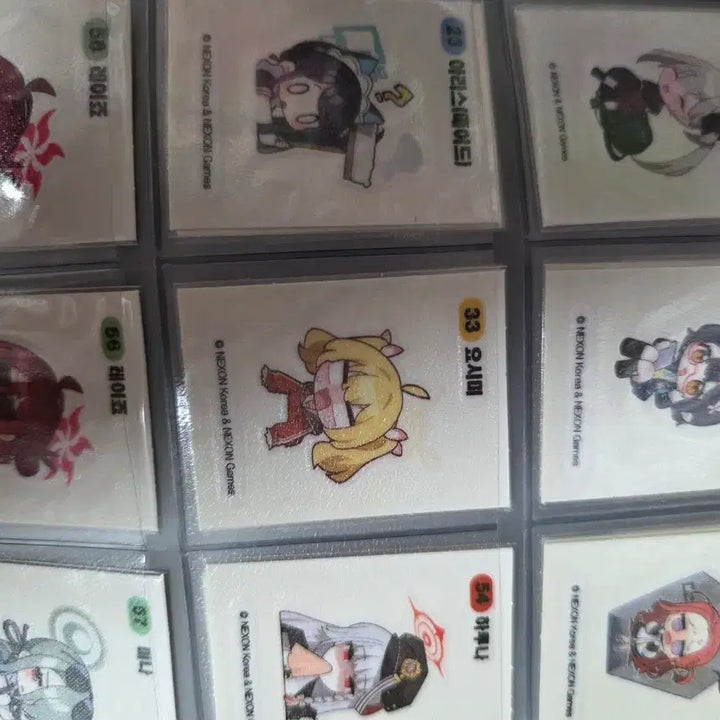 [BUNJANG] Blue Archive Sticker 15-Piece Bundle Set / 무료배송] 블아 띠부씰 15장 일괄