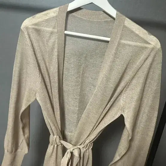 [BUNJANG] Viscose Long Cardigan (Size 95) / 비스코스 롱 가디건 (95)