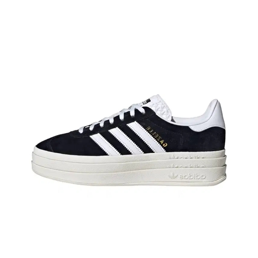 [BUNJANG] Adidas Gazelle Bold Core Black Cloud White Sneakers / (새상품) 아디다스 가젤 볼드 코어 블랙 클라우드 화이트 245