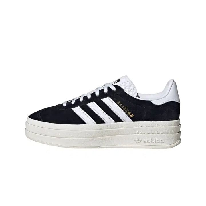 [BUNJANG] Adidas Gazelle Bold Core Black Cloud White Sneakers / (새상품) 아디다스 가젤 볼드 코어 블랙 클라우드 화이트 245