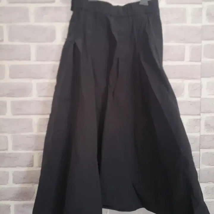 [BUNJANG] The Edge Black Flare Long Skirt / 더엣지 블랙 밴딩 플레어 롱스커트55/알뜰한여우