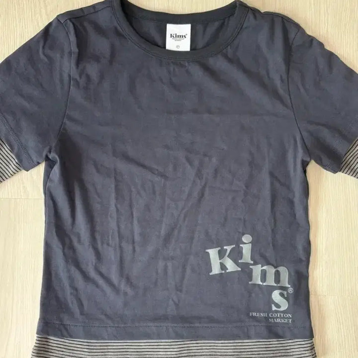 [BUNJANG] Kims Fresh Cotton Layered T-shirt / 킴스 프레시 코튼 마켓 레이어드 티셔츠