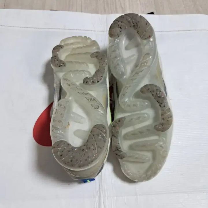 [BUNJANG] Nike Air VaporMax 2021 Flyknit White Royal Sneakers / 나이키 에어 베이퍼맥스 2021 플라이니트 화이트 로얄 스니커즈,운동화