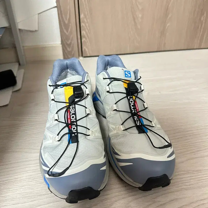 [BUNJANG] Salomon XT-6 Gore-Tex Metal Print Stone Sneakers / 살로몬 xt-6 고어텍스 메탈프린트 스톤 250