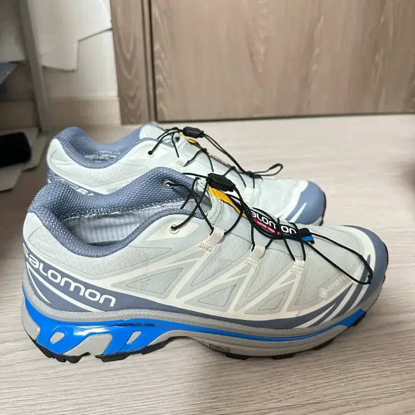 [BUNJANG] Salomon XT-6 Gore-Tex Metal Print Stone Sneakers / 살로몬 xt-6 고어텍스 메탈프린트 스톤 250