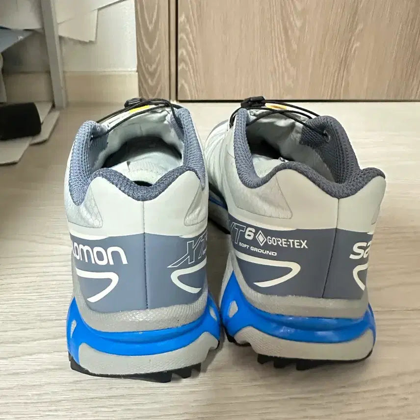 [BUNJANG] Salomon XT-6 Gore-Tex Metal Print Stone Sneakers / 살로몬 xt-6 고어텍스 메탈프린트 스톤 250