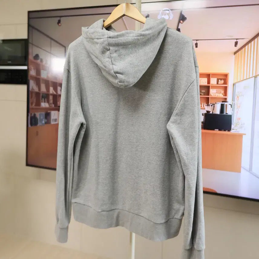 [BUNJANG] BTS (Army) Heart Logo Hoodie (Gray) - XL / 아미 하트 후드 그레이 XL 넉넉한 핏