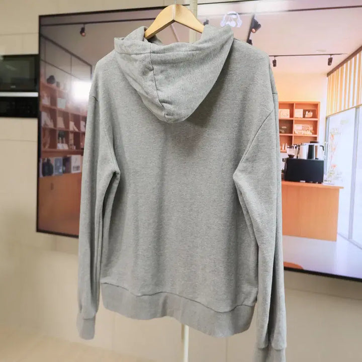 [BUNJANG] BTS (Army) Heart Logo Hoodie (Gray) - XL / 아미 하트 후드 그레이 XL 넉넉한 핏